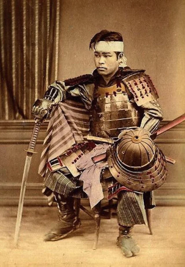 Felice Beato Seated Samurai